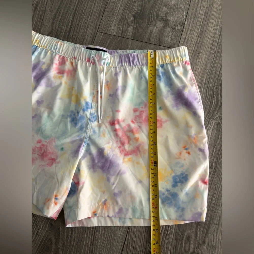 Abercrombie & Fitch  Stretch Pastel Tie-Dye Swim Trunks multicolor Size XXL